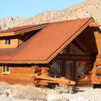 Welcome to Whitewater! We found a traditional log cabin, right in the middle of the desert.